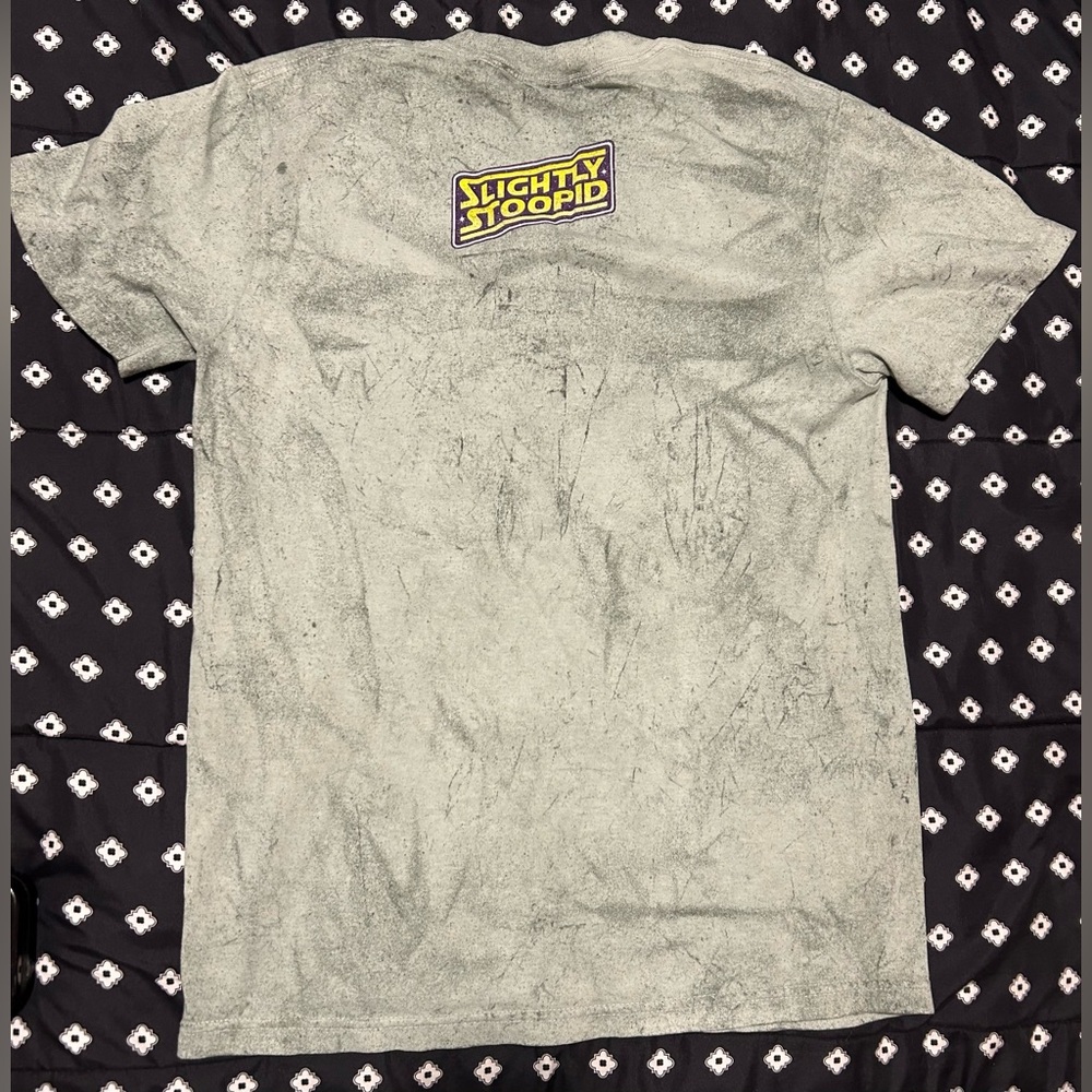 Comfort Colors yoda green Gray slightly stoopid T-Shirt-Size xs/s - Picture 2 of 4